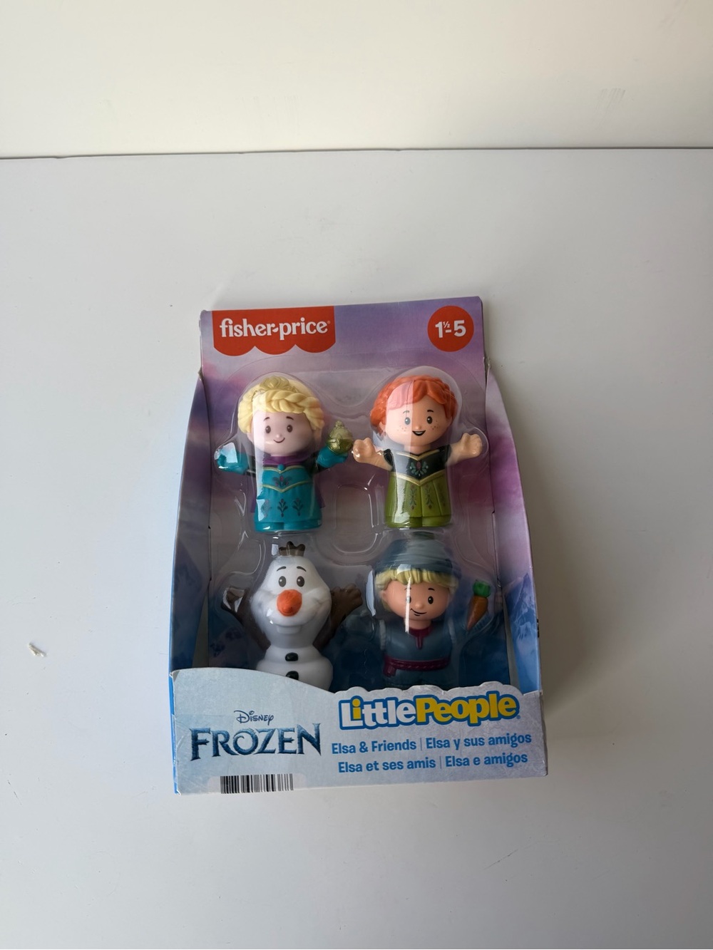 Fisher-Price Little People Disney Frozen Figures 4 Pack Elsa Anna Olaf Kristoff